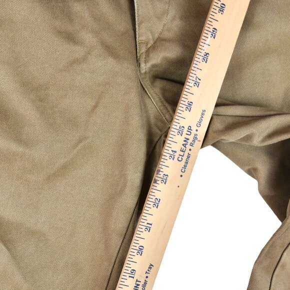 UNIQLO Smart Ankle Pants Tan Twill Tailored Waist 27-28 Academia Career Minimal - Picture 7 of 10